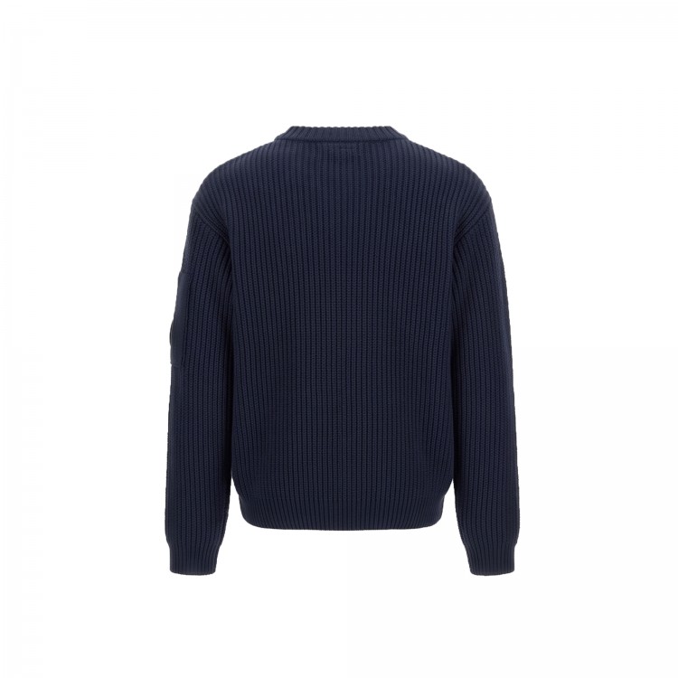 C.P. COMPANY GIROCOLLO M/L.TOTAL ECLIPSE BLUE