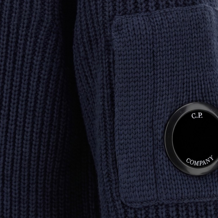 C.P. COMPANY GIROCOLLO M/L.TOTAL ECLIPSE BLUE