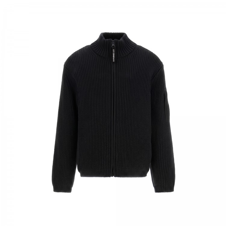 C.P. COMPANY MAGLIA C/ZIP.NERO/BLACK