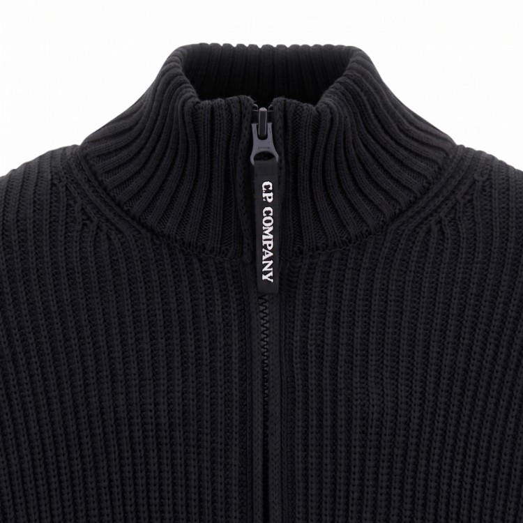 C.P. COMPANY MAGLIA C/ZIP.NERO/BLACK