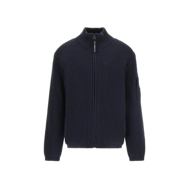 C.P. COMPANY MAGLIA C/ZIP.TOTAL ECLIPSE BLUE