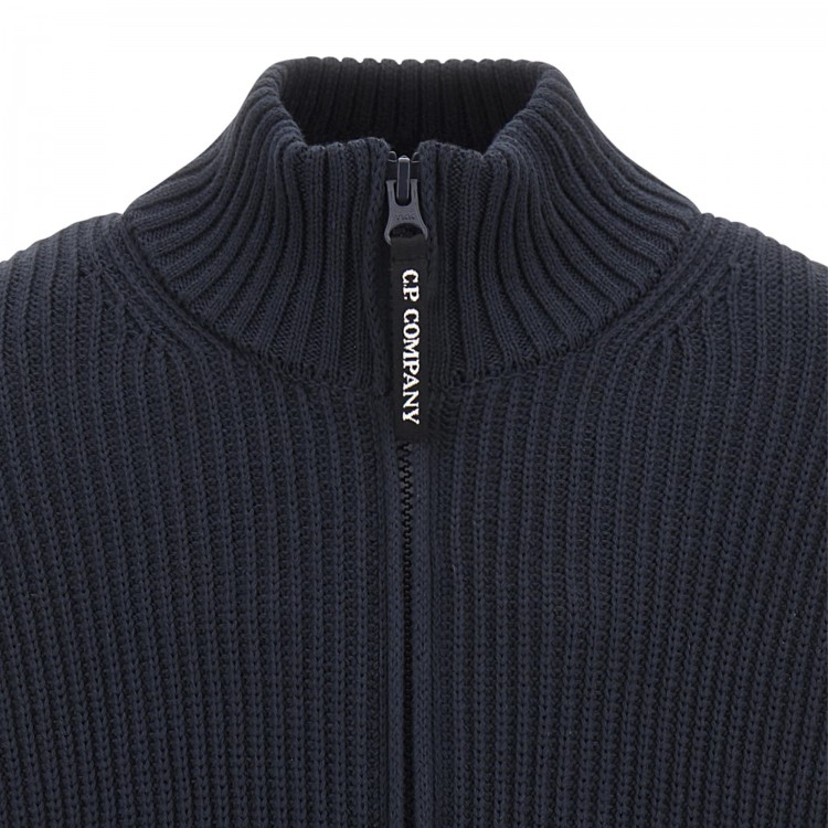 C.P. COMPANY MAGLIA C/ZIP.TOTAL ECLIPSE BLUE