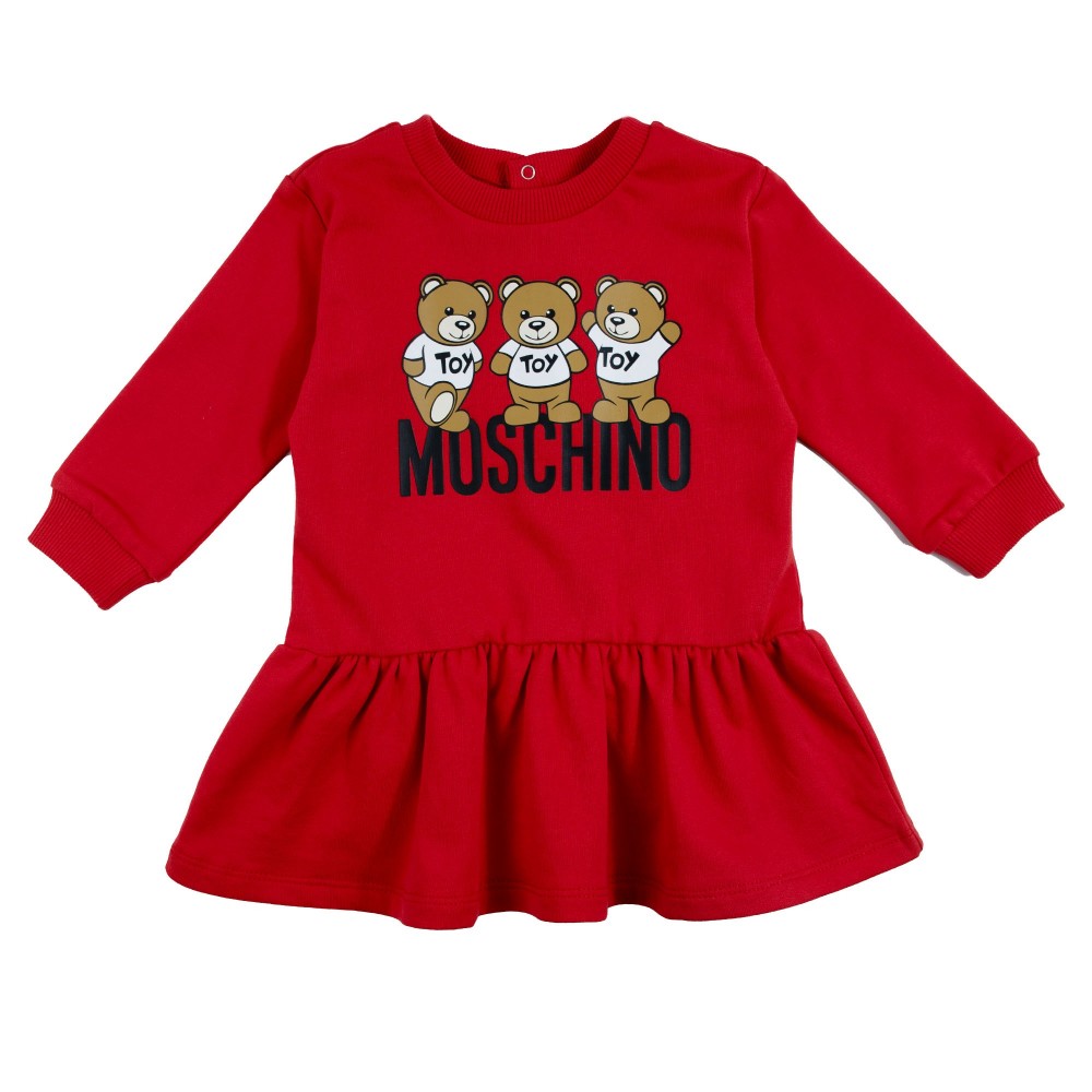 MOSCHINO Abito rosso neonata