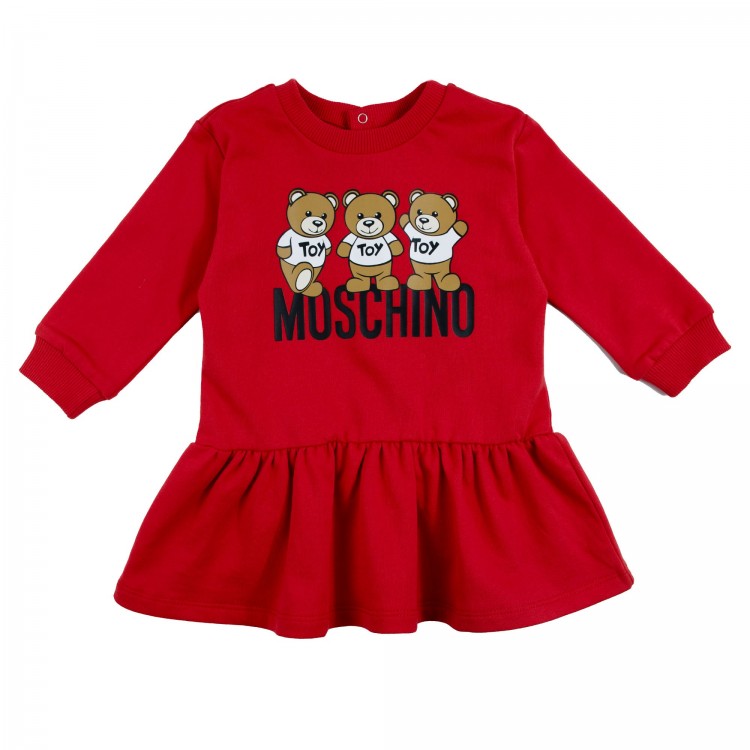 MOSCHINO Abito rosso neonata