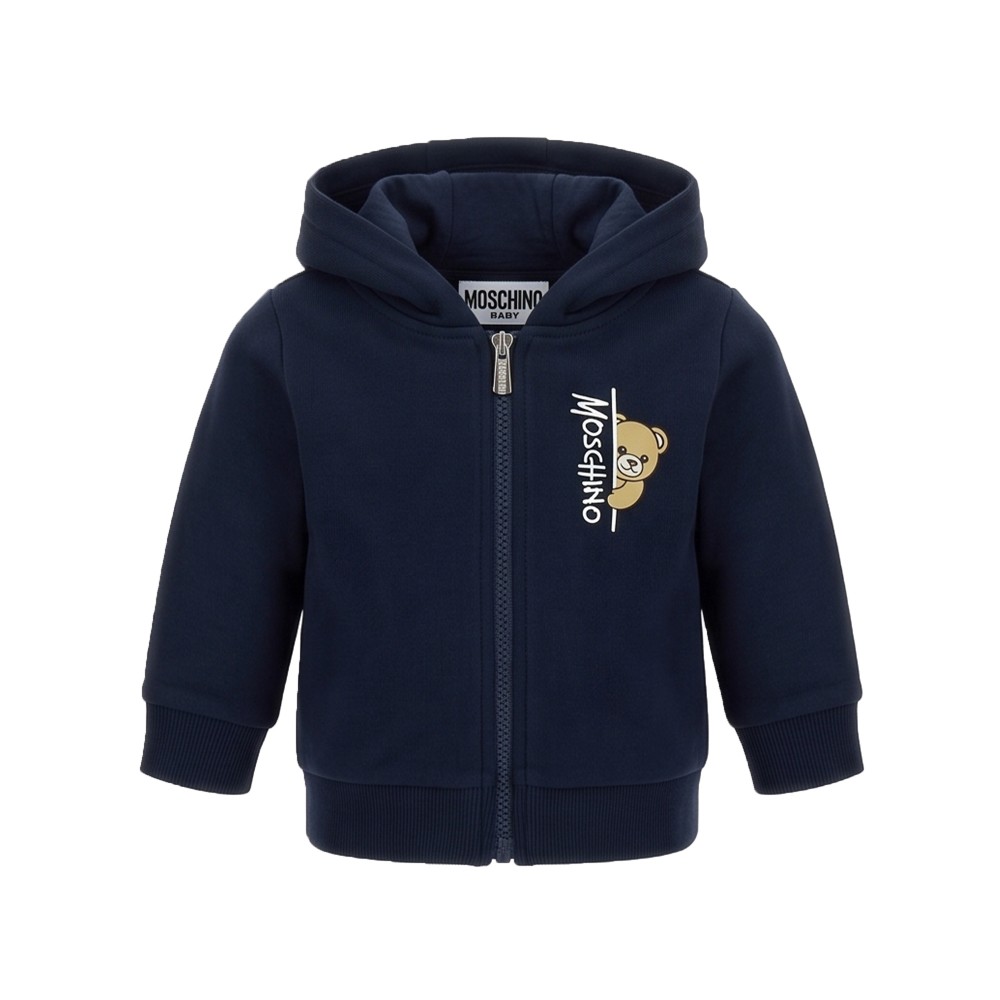 MOSCHINO FELPA ZIPPATA...