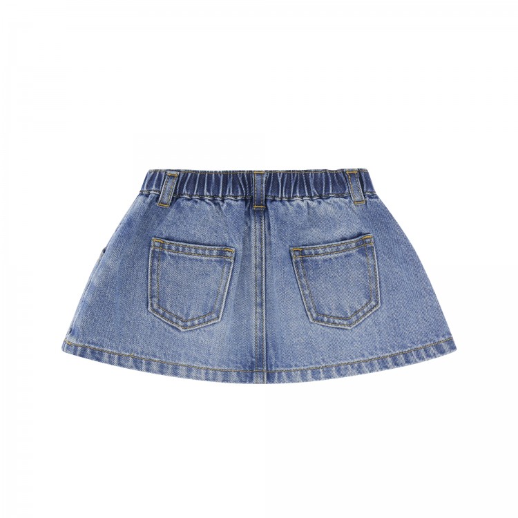 MOSCHINO GONNA CORTA.SKY BLUE VINTAGE