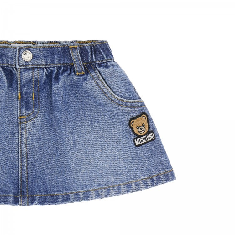 MOSCHINO GONNA CORTA.SKY BLUE VINTAGE