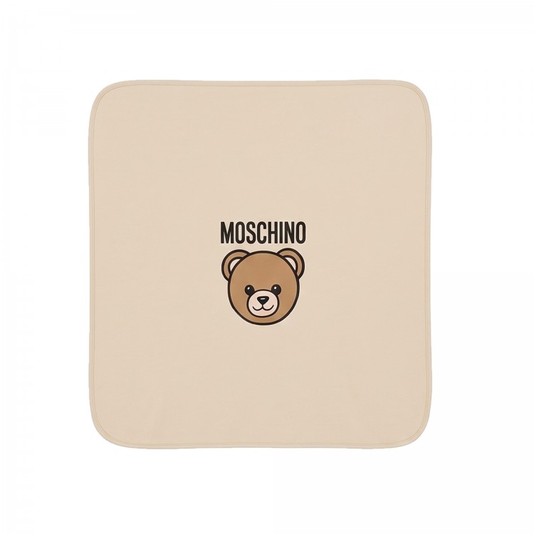 MOSCHINO COPERTA.BEIGE