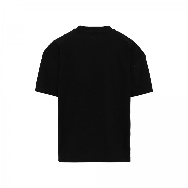 MSGM OVER JERSEY T-SHIRT UNISEX NERO/BLACK