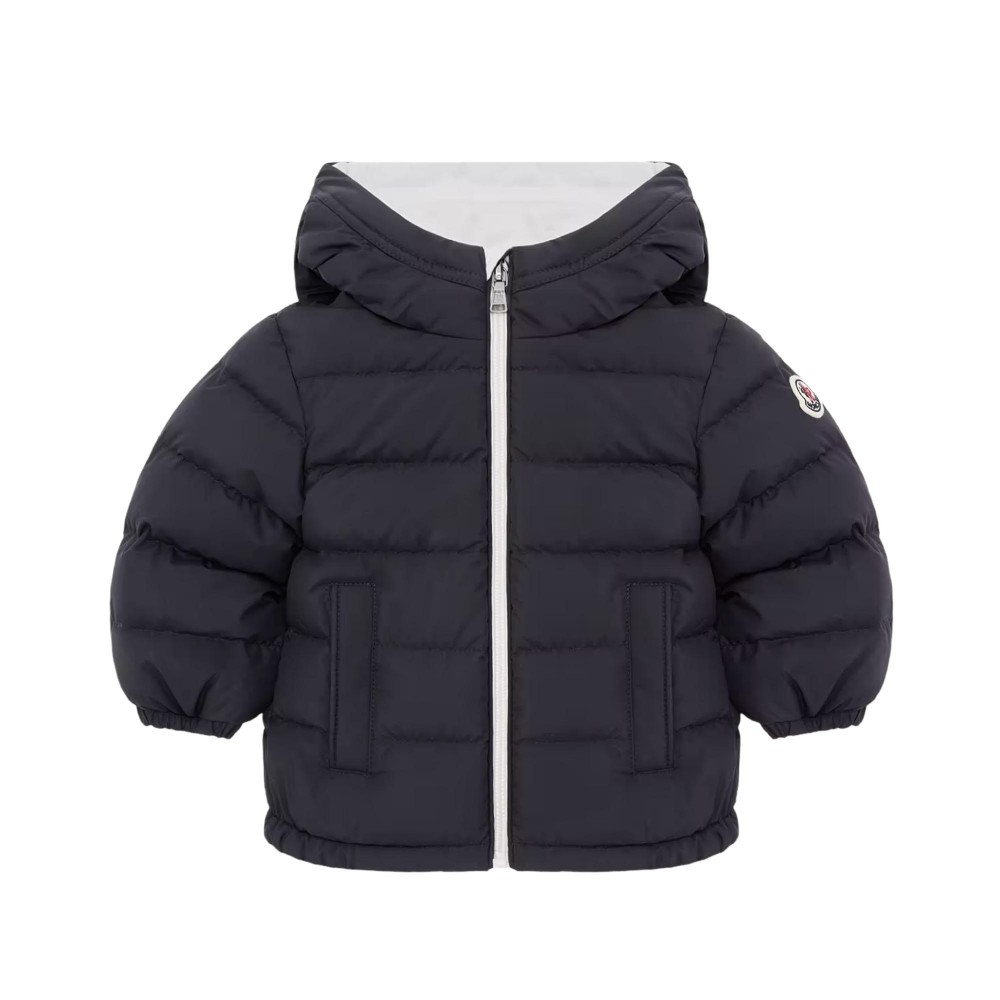 MONCLER Giubbotto blu navy...