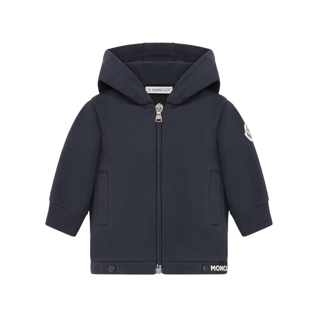 MONCLER Felpa blu navy...
