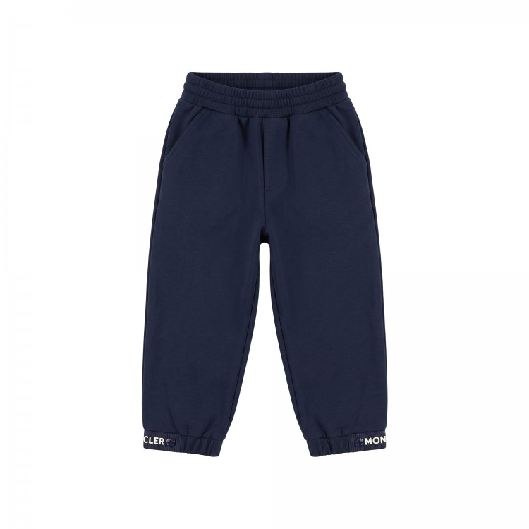 MONCLER Joggers blu navy neonato
