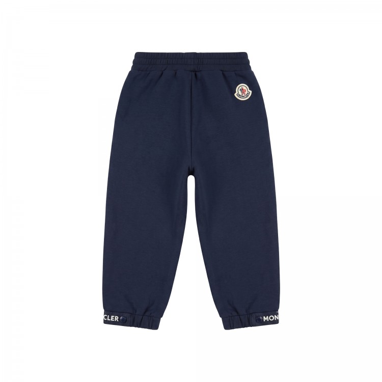 MONCLER Joggers blu navy neonato