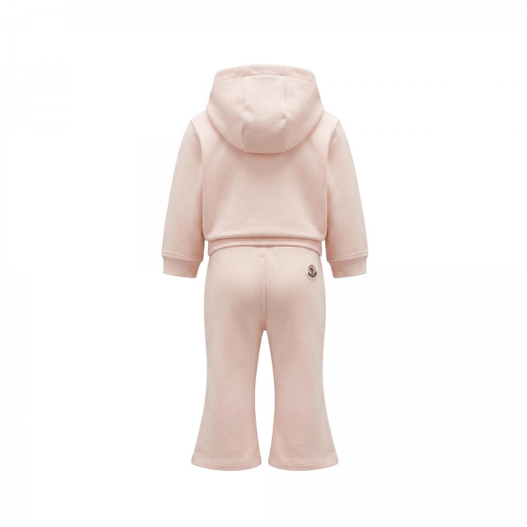 MONCLER Completo 2 pezzi rosa neonata