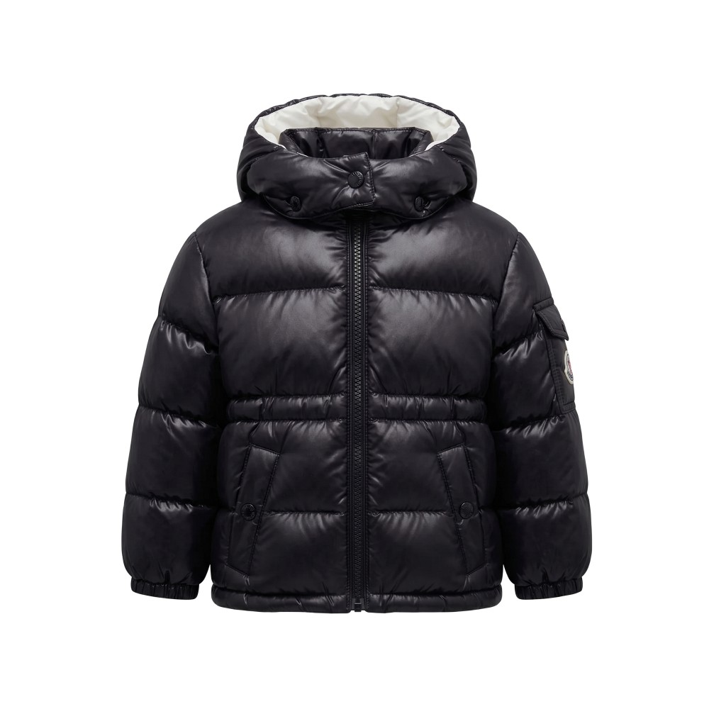 MONCLER Giubbotto nero neonata