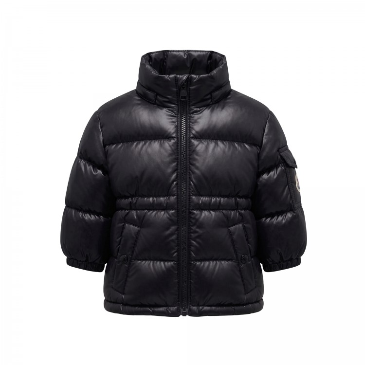 MONCLER Giubbotto nero neonata