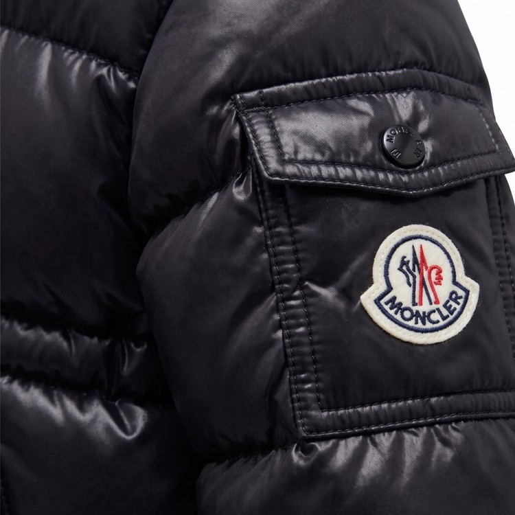 MONCLER Giubbotto nero neonata