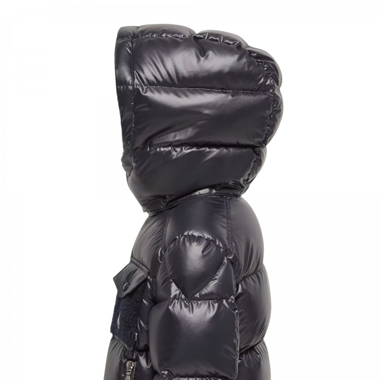 MONCLER Giubbotto blu navy Yule bambini