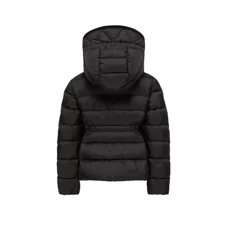 MONCLER Giubbotto nero Avoce bambina