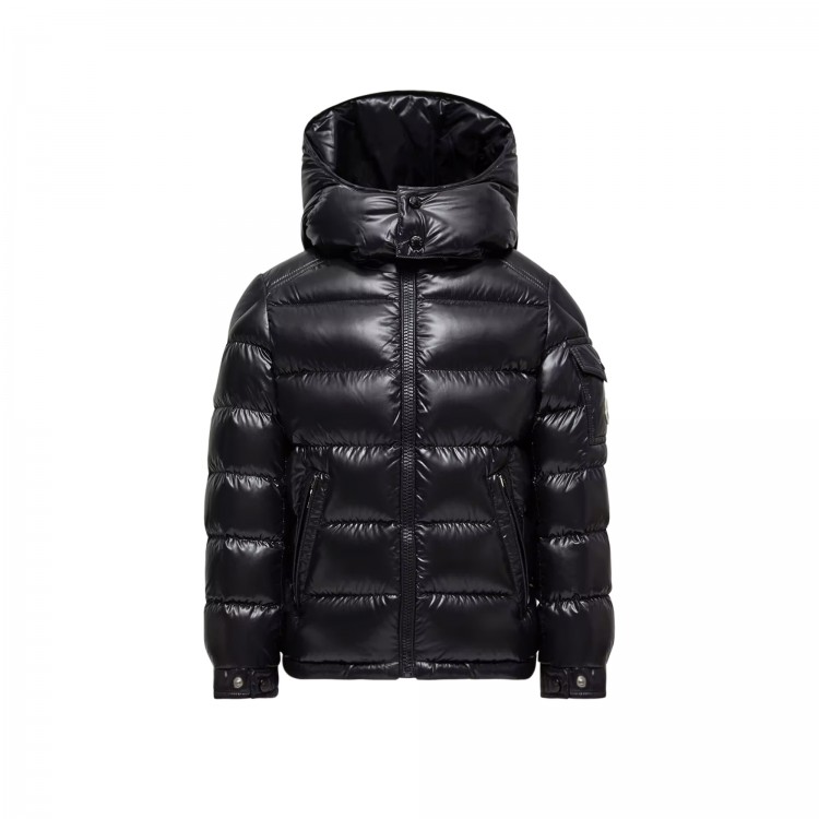 MONCLER Giubbotto nero New Maya bambina