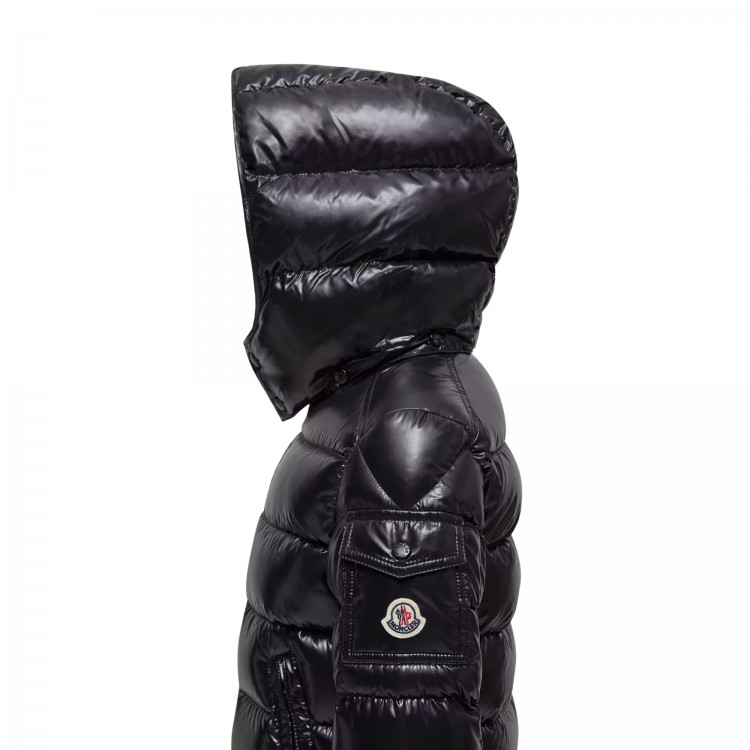 MONCLER Giubbotto nero New Maya bambina