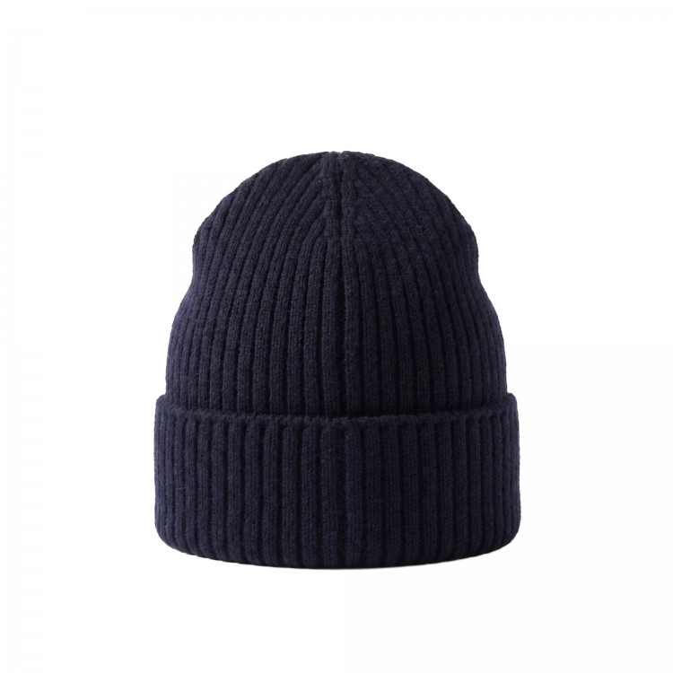 MONCLER Berretto blu navy in lana bambini