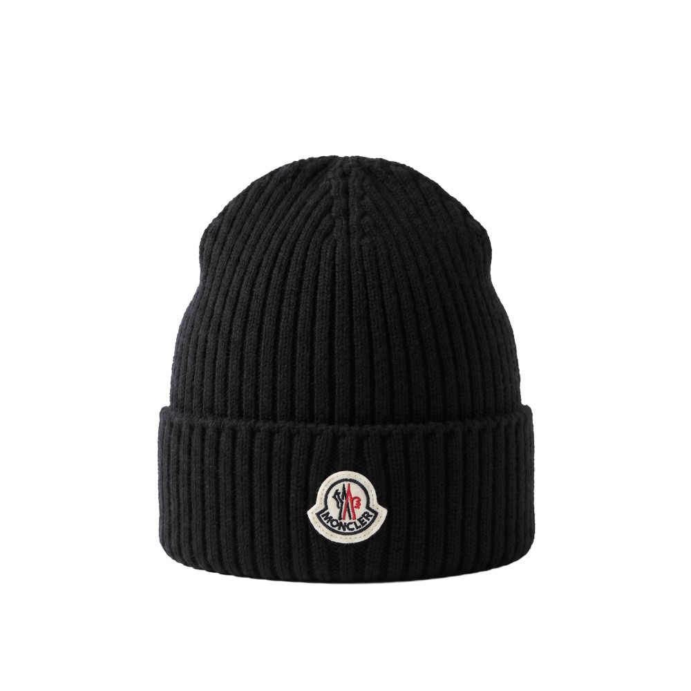 MONCLER Berretto nero in...