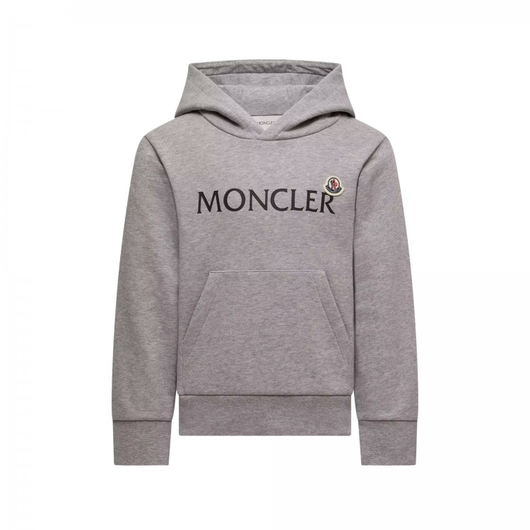MONCLER HOODIE SWEATER.GREY