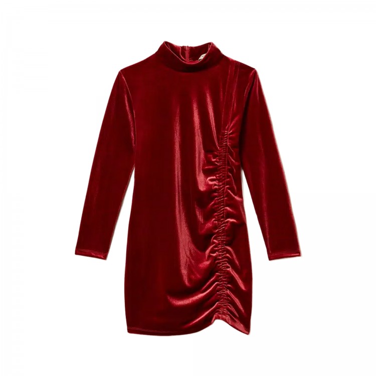 TWIN-SET Abito bordeaux bambina