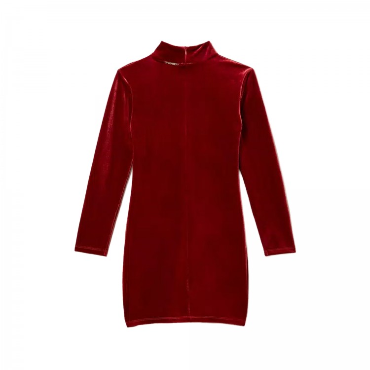 TWIN-SET Abito bordeaux bambina