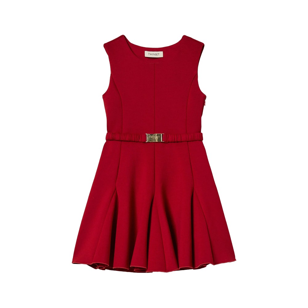 TWIN-SET Abito bordeaux...