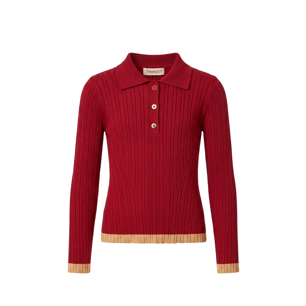 TWIN-SET Polo in maglia...
