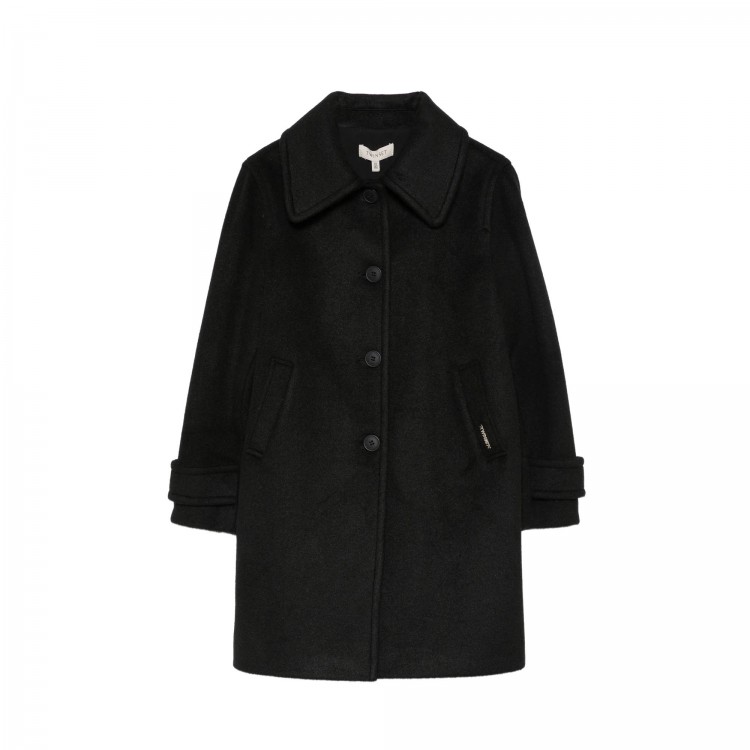 TWIN-SET Cappotto nero bambina