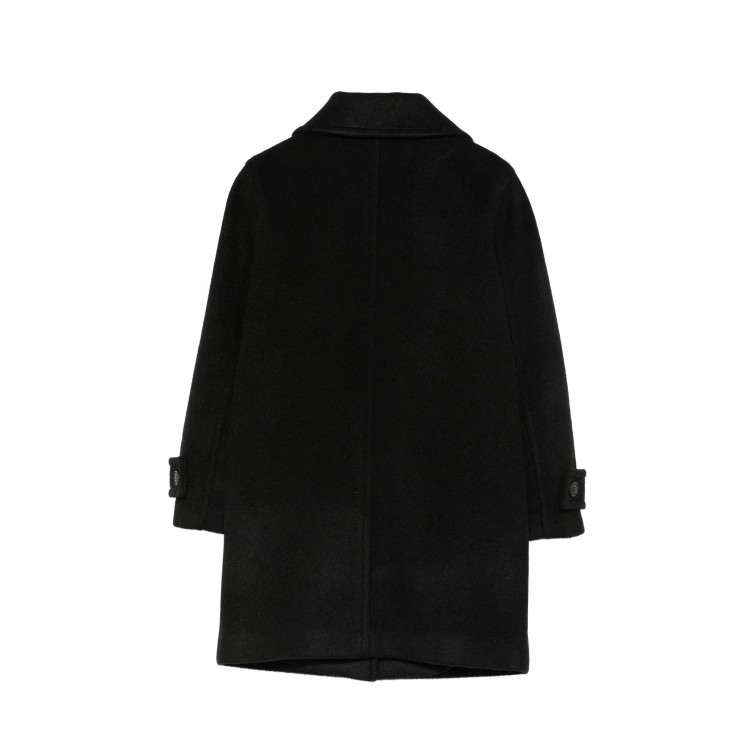 TWIN-SET Cappotto nero bambina