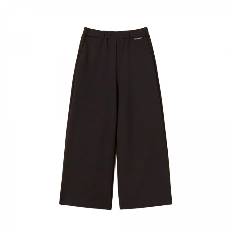 TWIN-SET Pantaloni neri ampi bambina