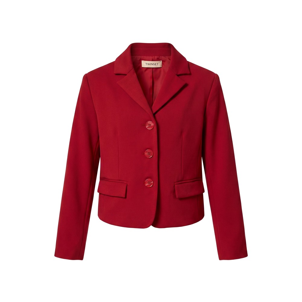 TWIN-SET Blazer bordeaux...