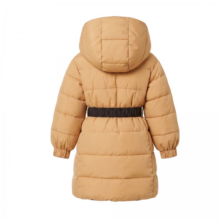 TWIN-SET Giubbotto beige reversibile bambina