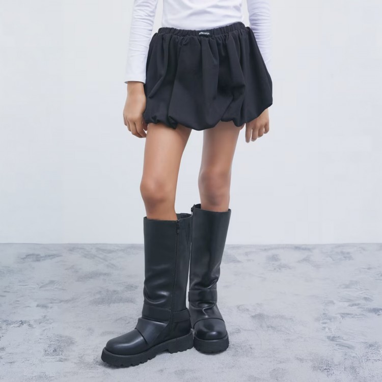 PATRIZIA PEPE Gonna pantalone nera bambina