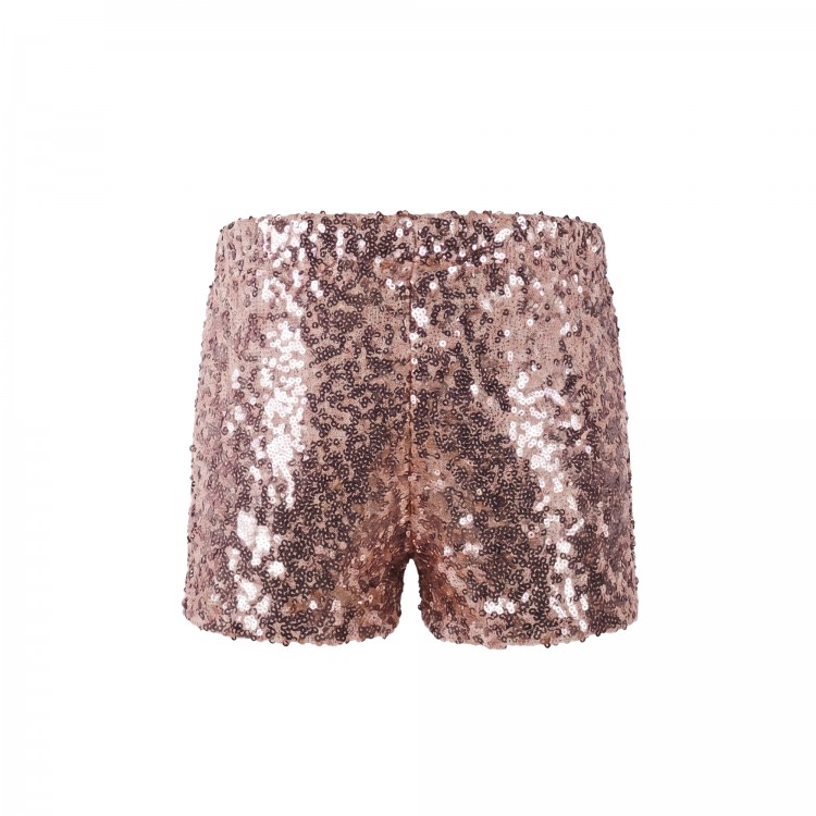 PATRIZIA PEPE Shorts rosa con paillettes bambina