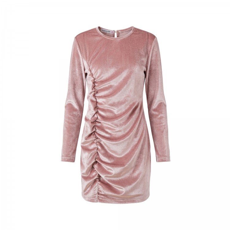 PATRIZIA PEPE Abito rosa drappeggiato bambina