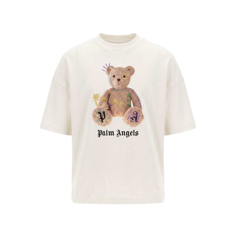 PALM ANGELS T-shirt avorio...