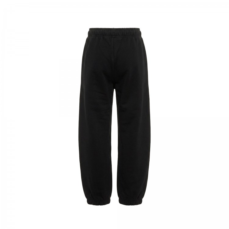 PALM ANGELS Joggers neri con logo bambino
