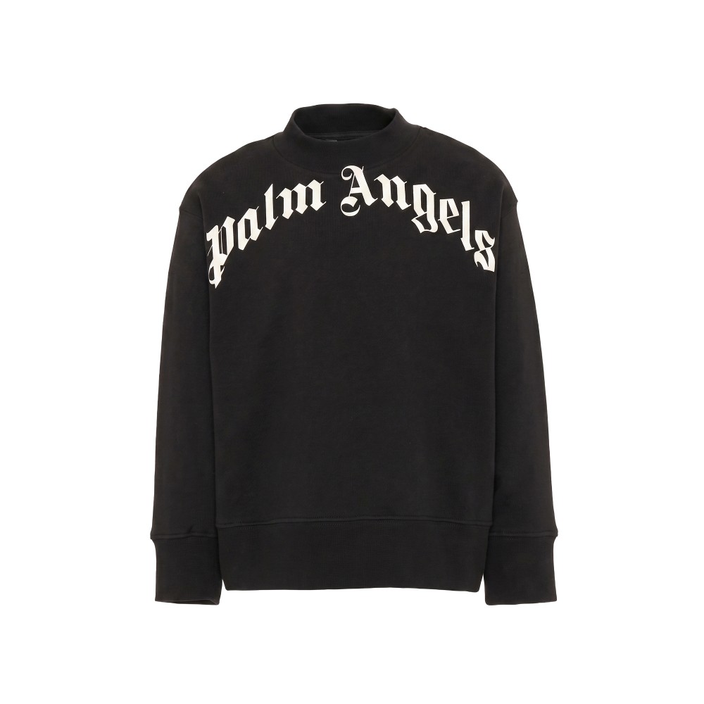 PALM ANGELS Felpa nera maxi...