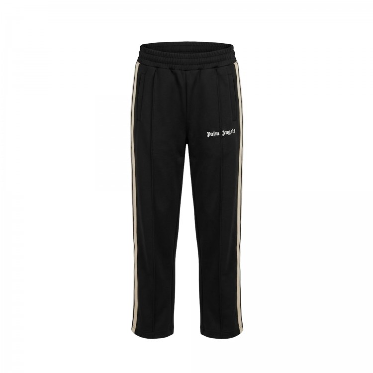 PALM ANGELS Pantaloni neri sportivi bambino