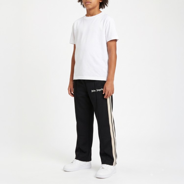 PALM ANGELS Pantaloni neri sportivi bambino