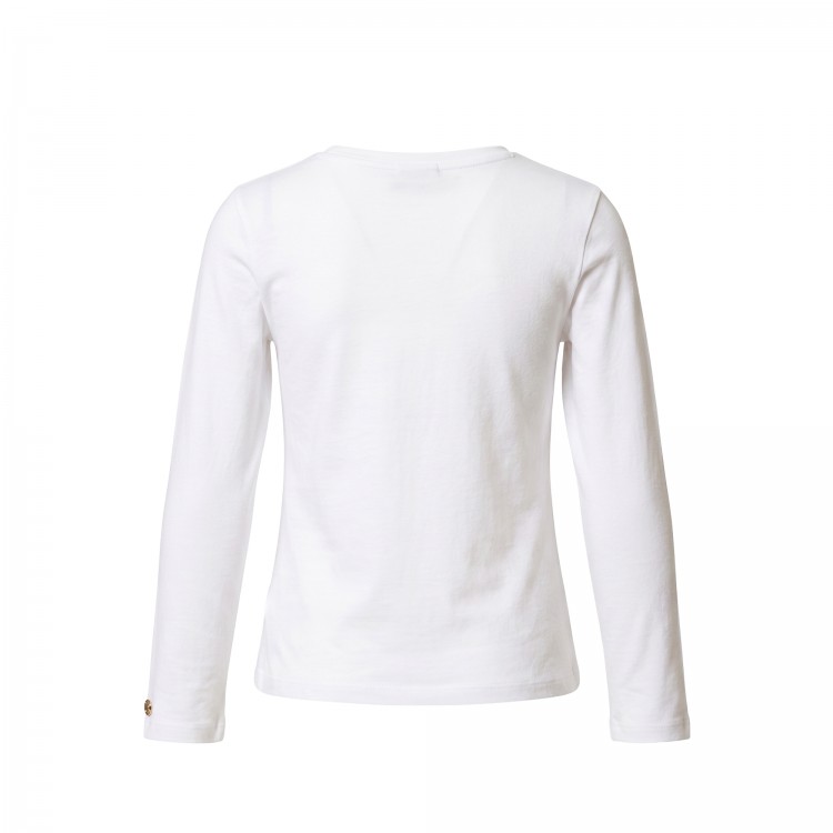 TWIN-SET T-shirt bianca stampata bambina
