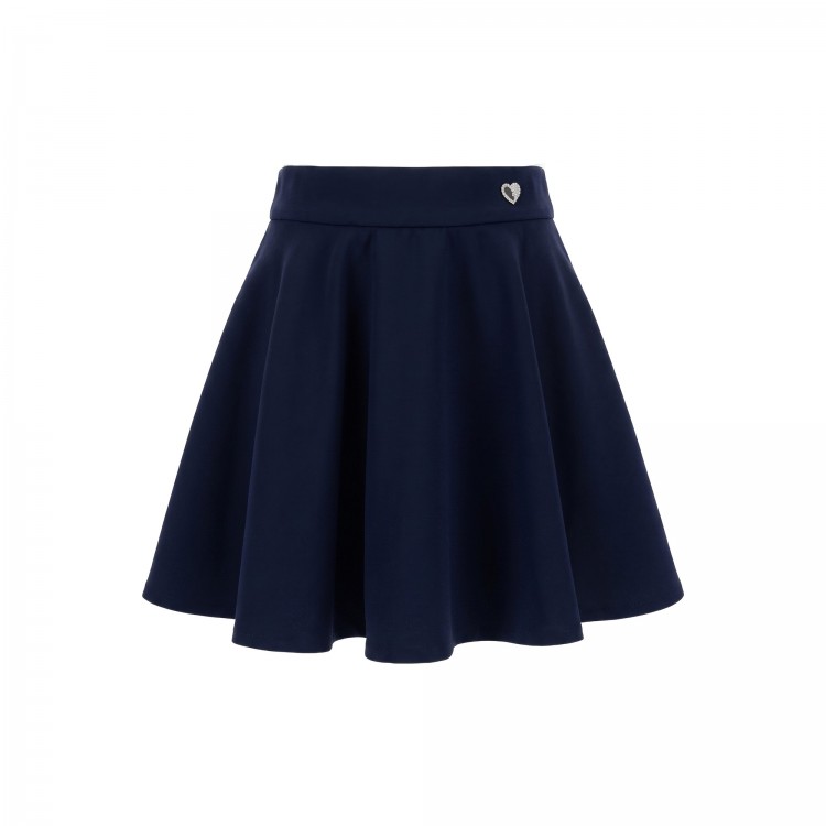 MONNALISA Gonna blu navy svasata bambina