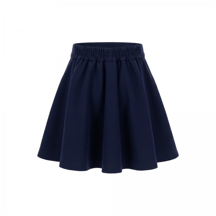 MONNALISA Gonna blu navy svasata bambina