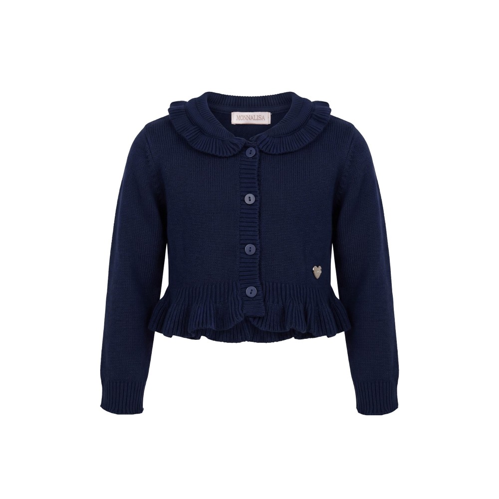 MONNALISA Cardigan blu navy...