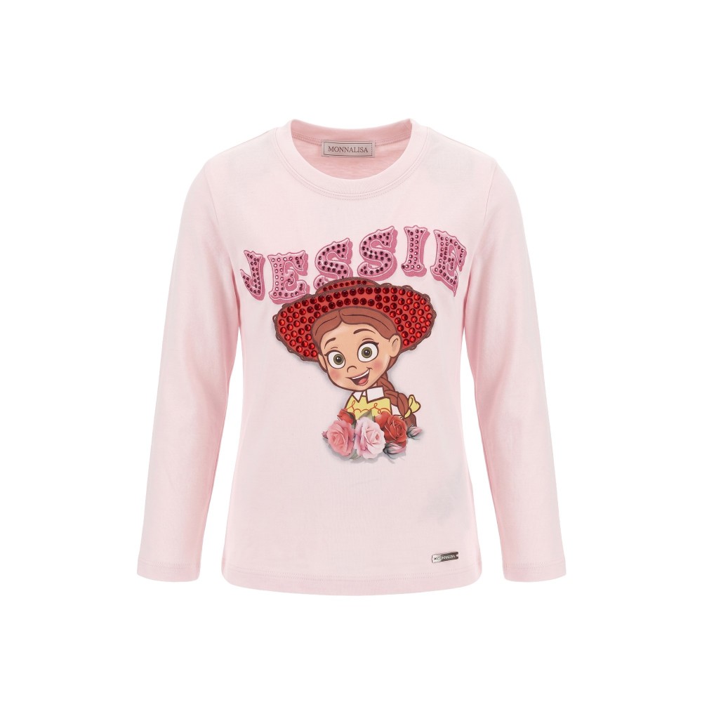 MONNALISA T-shirt rosa...